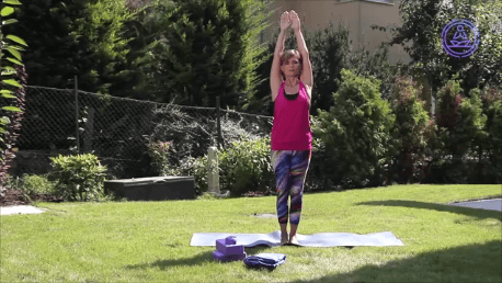 You are currently viewing Online Yoga Library – Arms Up Pose (Urdhva hastasana)